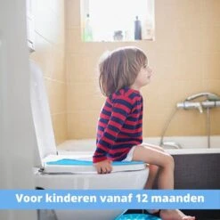 Blauwe Opvouwbare Toilet Zitje - WC Verkleiner - WC Bril Verkleiner- Urinoirs Kind - Toilet Training - Plas Trainer Zitje - Reis Accessoires - Camping Toilet Zitje - Toilet Verkleiner - Toilet Bril Verkleiner -Campingwinkels 1200x1200 719