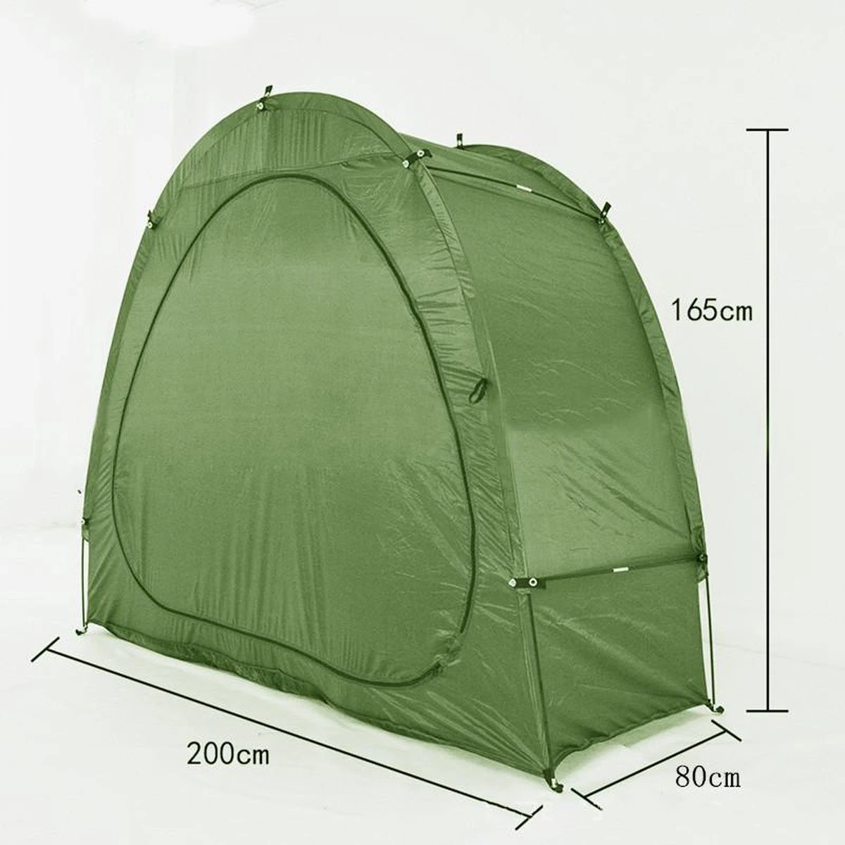 Merkloos Fietstent,Beschermhoes Fietsenschuur, Tent Voor Camping In De Open Lucht-groen 200*80*165CM 4 Merkloos Fietstent,Beschermhoes Fietsenschuur, Tent Voor Camping In De Open Lucht-groen 200*80*165CM - Afbeelding 4