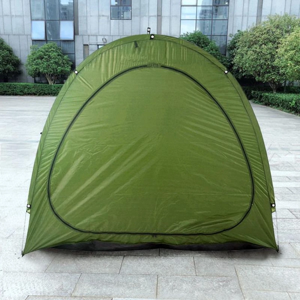 Merkloos Fietstent,Beschermhoes Fietsenschuur, Tent Voor Camping In De Open Lucht-groen 200*80*165CM 7 Merkloos Fietstent,Beschermhoes Fietsenschuur, Tent Voor Camping In De Open Lucht-groen 200*80*165CM - Afbeelding 7