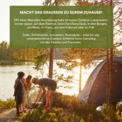 Skandika Nimbus Sleeper 12 Tent – Koepeltenten – 12 Persoons Familietent - Campingtent – Muggengaas – Sleeper Technology (3 Extra Donkere Slaapcabines) – 760 X 630 X 215 Cm (LxBxH) – 5000 Mm Waterkolom – Camping, Tuin – Kamperen – Blauw/wit -Campingwinkels 1200x1200 781