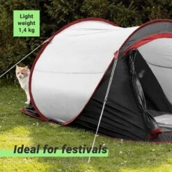 JEMIDI Tweepersoons Pop-up Tent - Opgooitent, Werptent Voor 2 Personen - Ideaal Als Festivaltent Of Kampeertent - Verschillende Kleuren -Campingwinkels 1200x1200 784