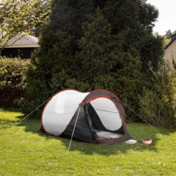 JEMIDI Tweepersoons Pop-up Tent - Opgooitent, Werptent Voor 2 Personen - Ideaal Als Festivaltent Of Kampeertent - Verschillende Kleuren -Campingwinkels 1200x1200 785