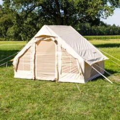 Opblaasbare Vier Persoons Tent Beige 300x200x210 Cm -Campingwinkels 1200x1200 800