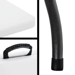 Casaria Tuintafel Opvouwbaar – Met Draaggreep 220x70 Cm – Wit -Campingwinkels 1200x1200 81