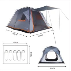 Where Tomorrow Gezinstent Met Zonnendak 300X395X200 Cm- Grijs - 5 Persoons 12 Where Tomorrow Gezinstent Met Zonnendak 300X395X200 Cm- Grijs - 5 Persoons -Campingwinkels 1200x1200 815