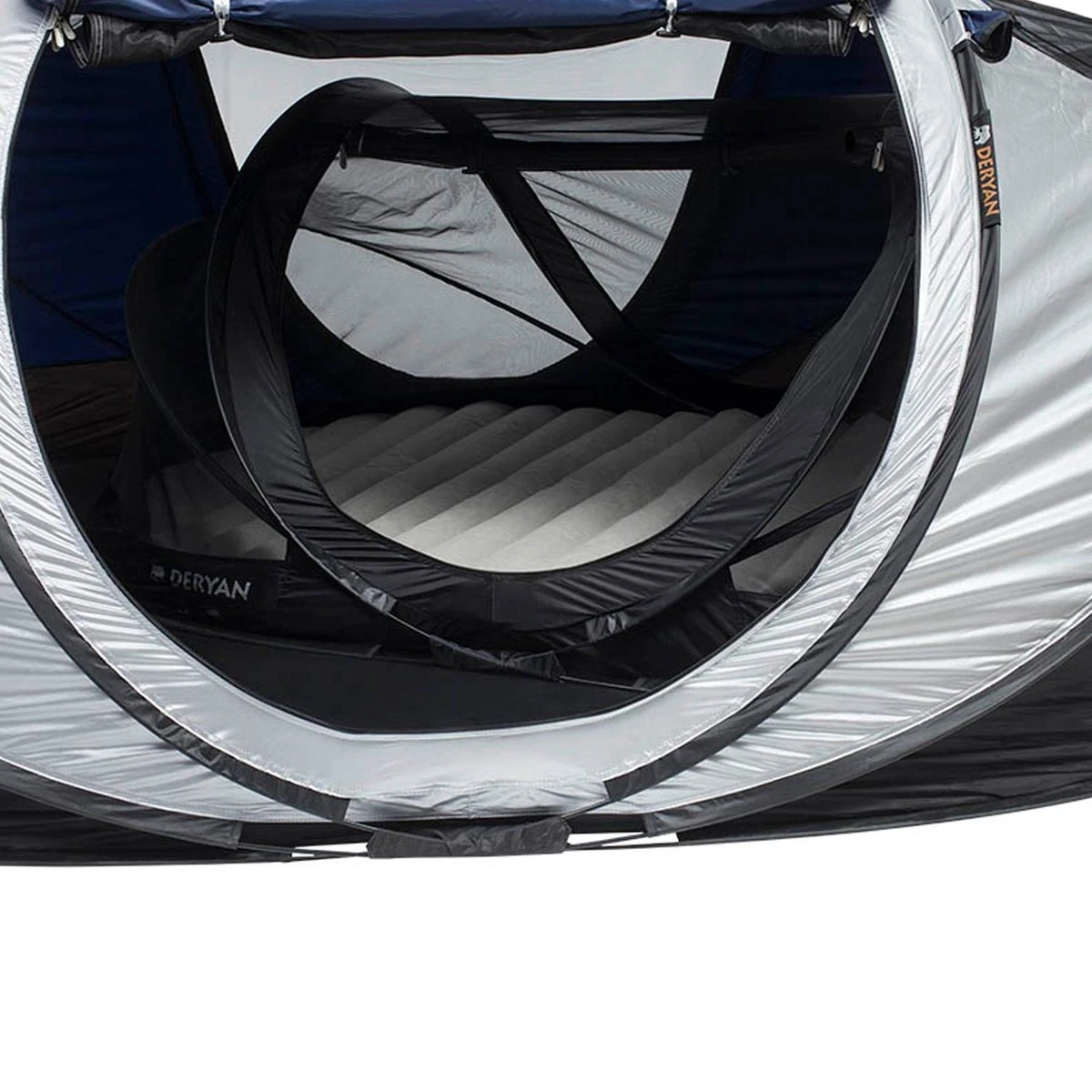 Deryan Luxe Pop-up Reisklamboe - Lichtgewicht 2 Persoons Klamboe – Geimpregneerd - Slaapcompartiment Voor Tent - Binnentent 2 Deryan Luxe Pop-up Reisklamboe - Lichtgewicht 2 Persoons Klamboe – Geimpregneerd - Slaapcompartiment Voor Tent - Binnentent - Afbeelding 2