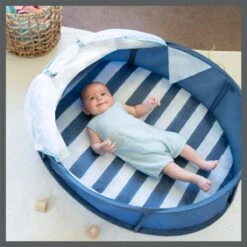 Babymoov Babyni Speelruimte & Extra Bedje Anti-UV FPS 50+ Marinière -Campingwinkels 1200x1200 912