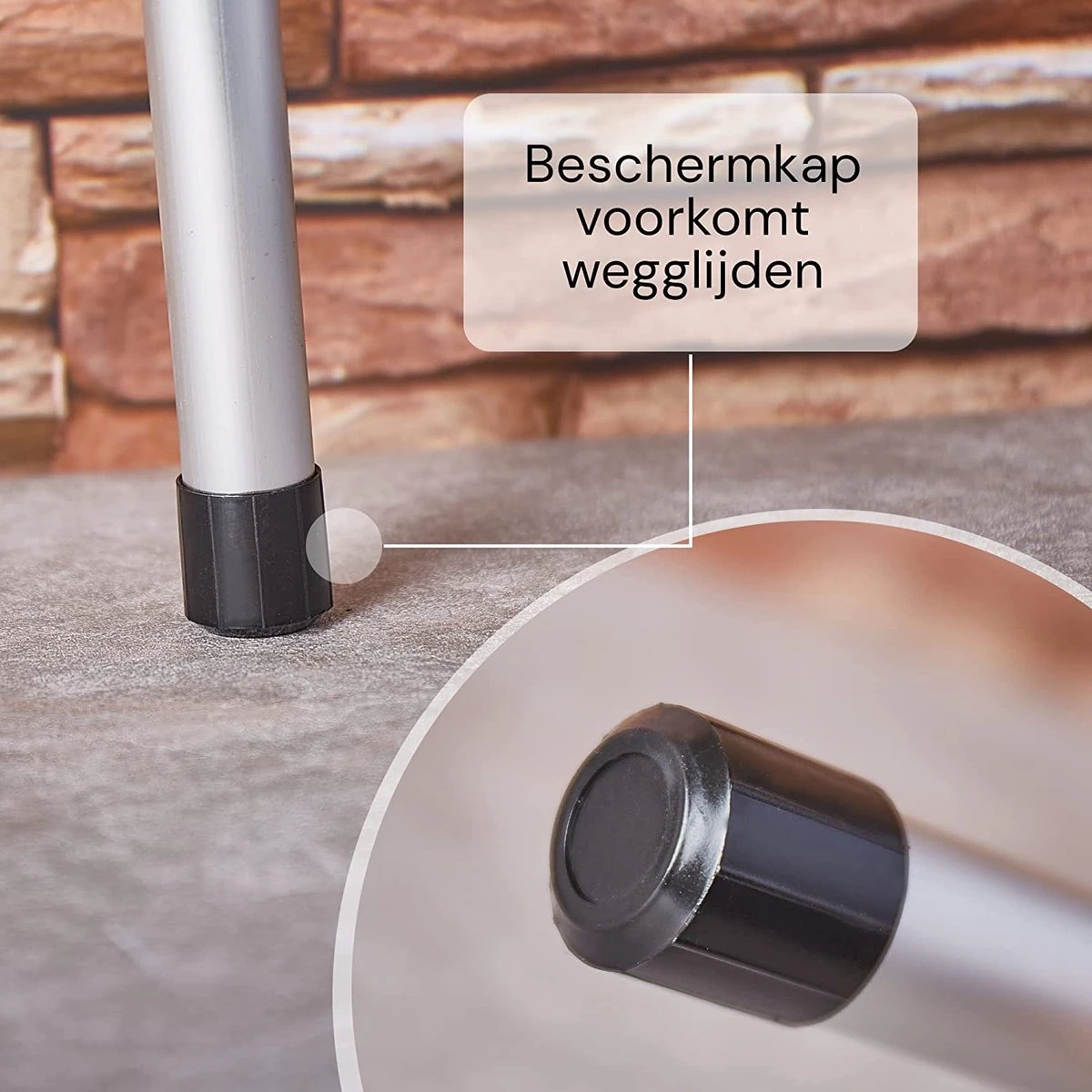 Liivo Aluminium Inklapbare Tafel - Campeertafel 75x55x60cm 5 Liivo Aluminium Inklapbare Tafel - Campeertafel 75x55x60cm - Image 5