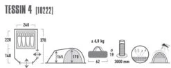 High Peak Tessin 4 Koepeltent - 4-Persoons - Grijs -Campingwinkels 1200x478 2