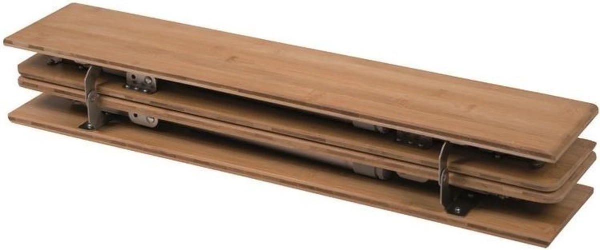 Bo-Camp Urban Outdoor Campingtafel - Opvouwbaar - Morris - Bamboe 5 Bo-Camp Urban Outdoor Campingtafel - Opvouwbaar - Morris - Bamboe - Afbeelding 5