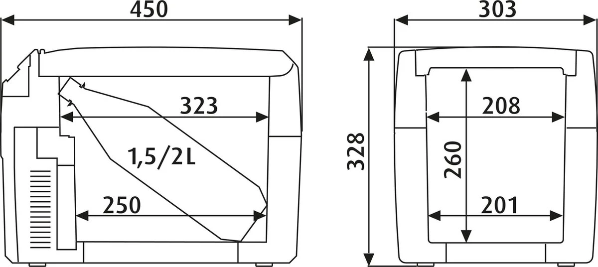 Koelbox Dometic TropiCool TCX 14 Liter 45x32,8x30,3 Cm 3 Koelbox Dometic TropiCool TCX 14 Liter 45x32,8x30,3 Cm - Image 3