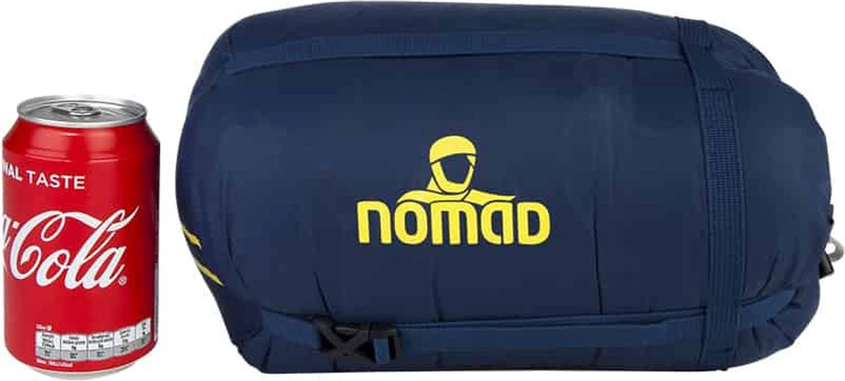 NOMAD® Pegasus 190 Slaapzak Links | 550 Gram | 215 X 77 Cm | Mummy Slaapzak Tot 195cm Lichaamslengte 9 NOMAD® Pegasus 190 Slaapzak Links | 550 Gram | 215 X 77 Cm | Mummy Slaapzak Tot 195cm Lichaamslengte - Image 9