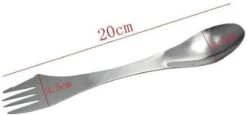 KELERINO. RVS Spork - Survival Outdoor Camping - Vork, Lepel & Mes - 3 Stuks -Campingwinkels 1200x560
