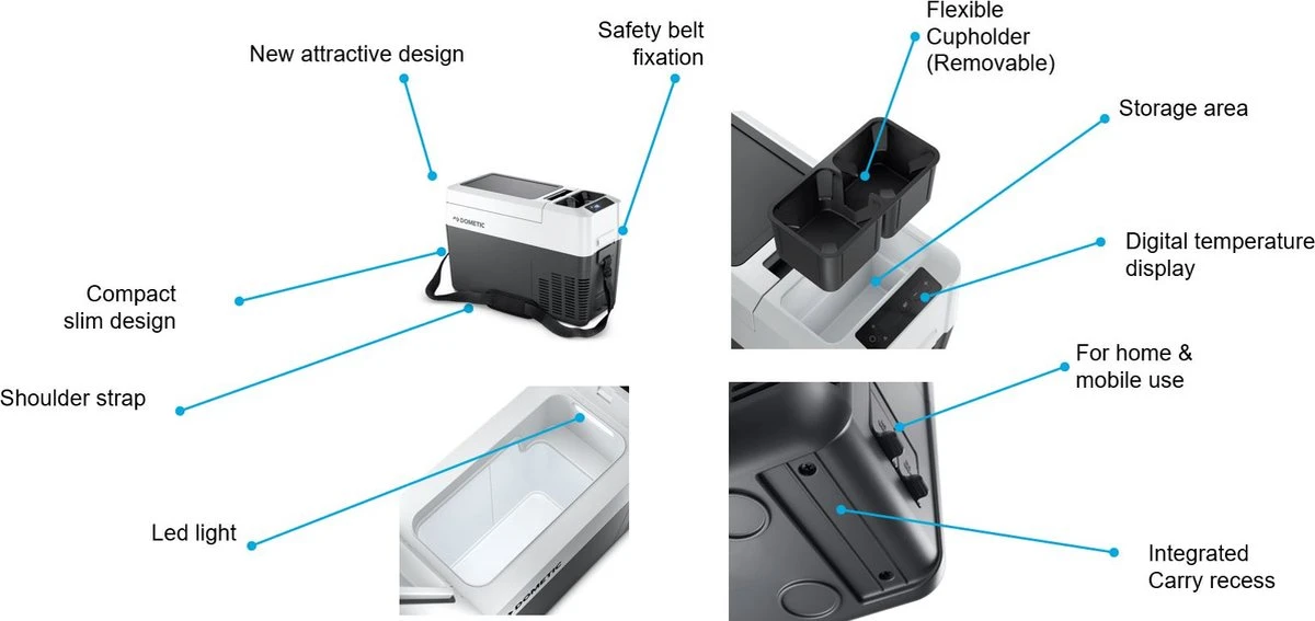 Dometic CFF 12 Compressor Koelbox - 13l - 12/24/230V 4 Dometic CFF 12 Compressor Koelbox - 13l - 12/24/230V - Image 4