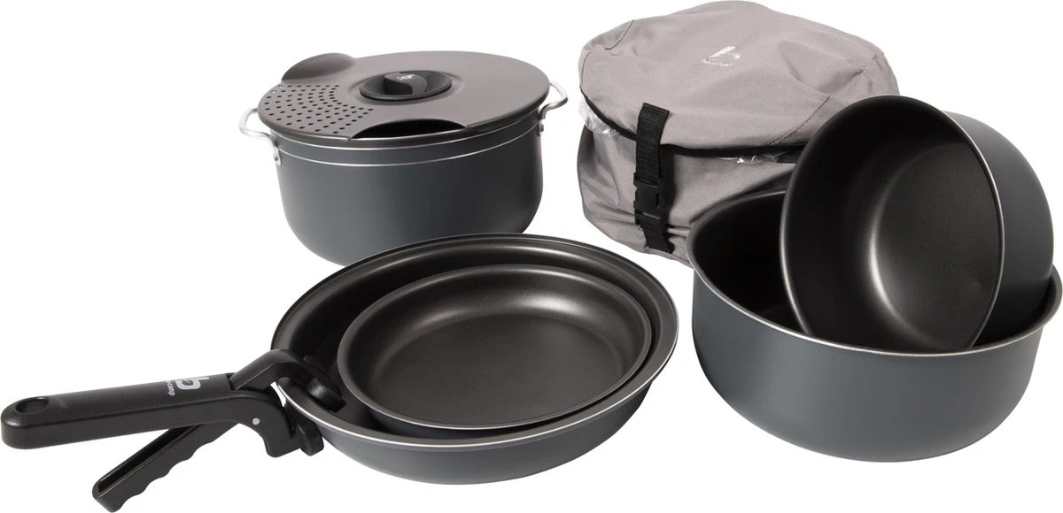Bo-Camp Pannenset - Camping - 7-delig - Aluminium 14 Bo-Camp Pannenset - Camping - 7-delig - Aluminium - Afbeelding 14