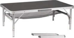 Bo-Camp Campingtafel - 100x60x70 - Grijs -Campingwinkels 1200x619