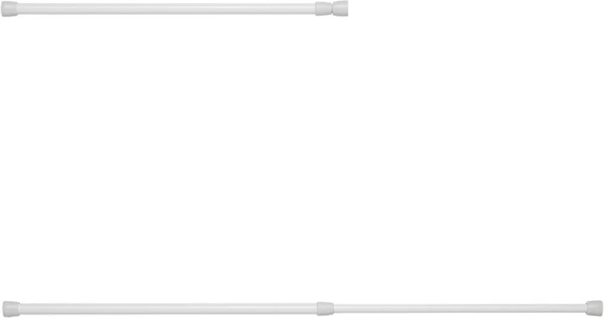PROPLUS Pro Plus Vastzetstang - Uitschuifbaar - 41 T/m 71 Cm - Wit 2 PROPLUS Pro Plus Vastzetstang - Uitschuifbaar - 41 T/m 71 Cm - Wit - Afbeelding 2