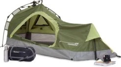 Where Tomorrow Solo Tent 225X100X57 Cm - Groen - 1 Persoons -Campingwinkels 1200x661