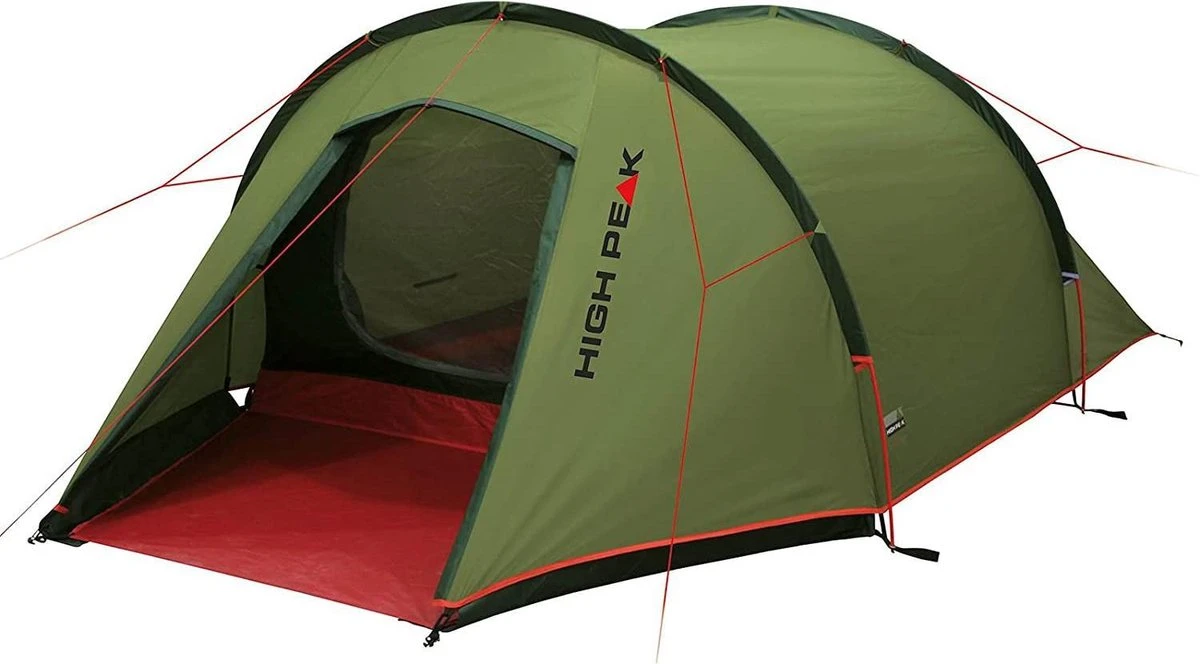 High Peak Lichtgewicht Tunneltent Kite 3 LW, Trekking Tent 3 Personen, 3,1 Kg, Aluminium Stokken, 3000 Mm Waterdicht, Extra Lang 230 Cm 1 High Peak Lichtgewicht Tunneltent Kite 3 LW, Trekking Tent 3 Personen, 3,1 Kg, Aluminium Stokken, 3000 Mm Waterdicht, Extra Lang 230 Cm