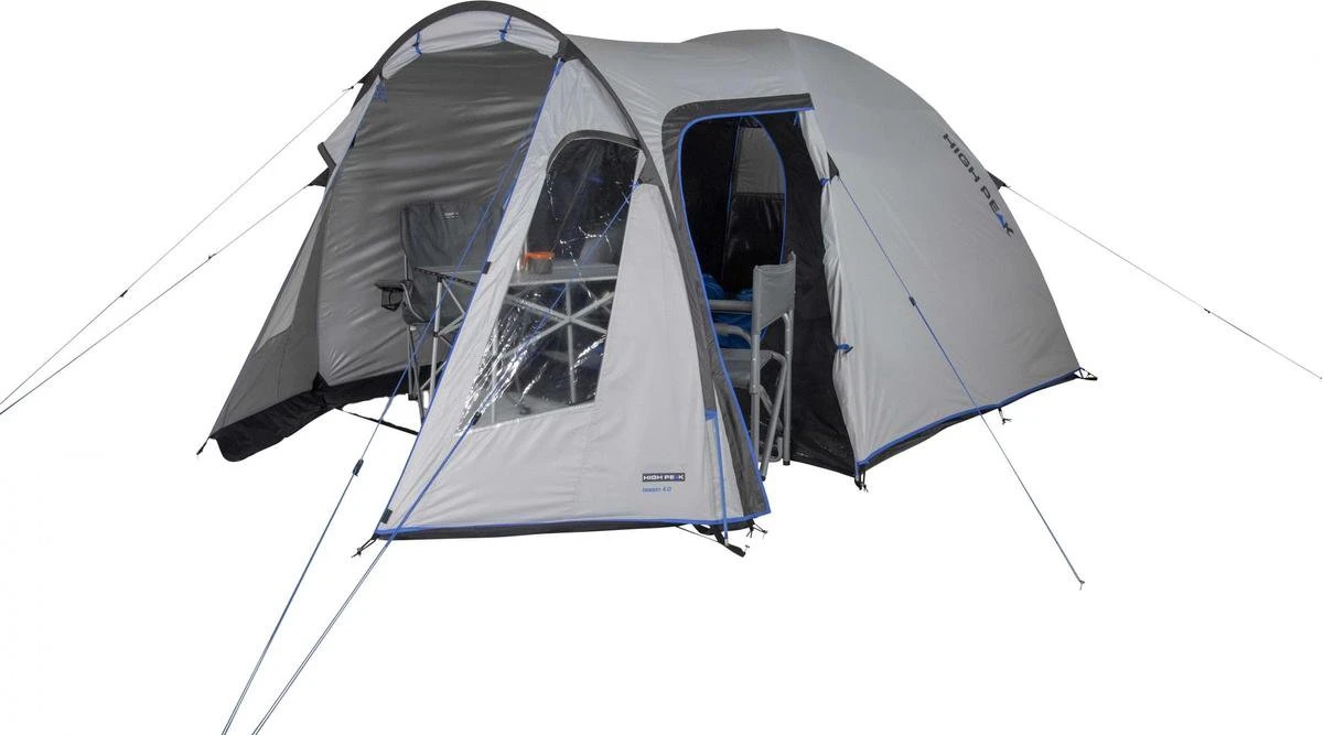 High Peak Tessin 4.0 Koepeltent - Nimbus Grijs - 4 Persoons 3 High Peak Tessin 4.0 Koepeltent - Nimbus Grijs - 4 Persoons - Image 3