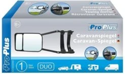 PROPLUS Pro Plus Caravanspiegel - Duo - 23 Cm - Universeel Voor Links En Rechts - Zwart -Campingwinkels 1200x708 2