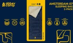 Abbey Camp Slaapzak Amsterdam - 2-pack - Dekenmodel - 210 X 85 Cm - Grijs 13 Abbey Camp Slaapzak Amsterdam - 2-pack - Dekenmodel - 210 X 85 Cm - Grijs -Campingwinkels 1200x711 1