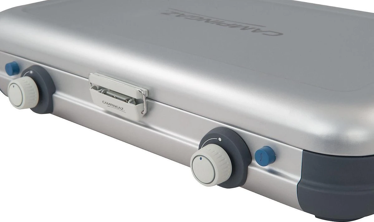 Campingaz Camping Kitchen 2 CV PZ Camping Kooktoestel - 2-pits - 2x 2000 Watt - Piezo 6 Campingaz Camping Kitchen 2 CV PZ Camping Kooktoestel - 2-pits - 2x 2000 Watt - Piezo - Afbeelding 6