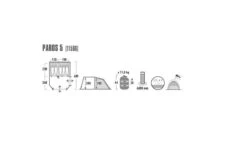 High Peak Paros 5 Tunneltent - 5-Persoons - Donkergrijs -Campingwinkels 1200x727 1