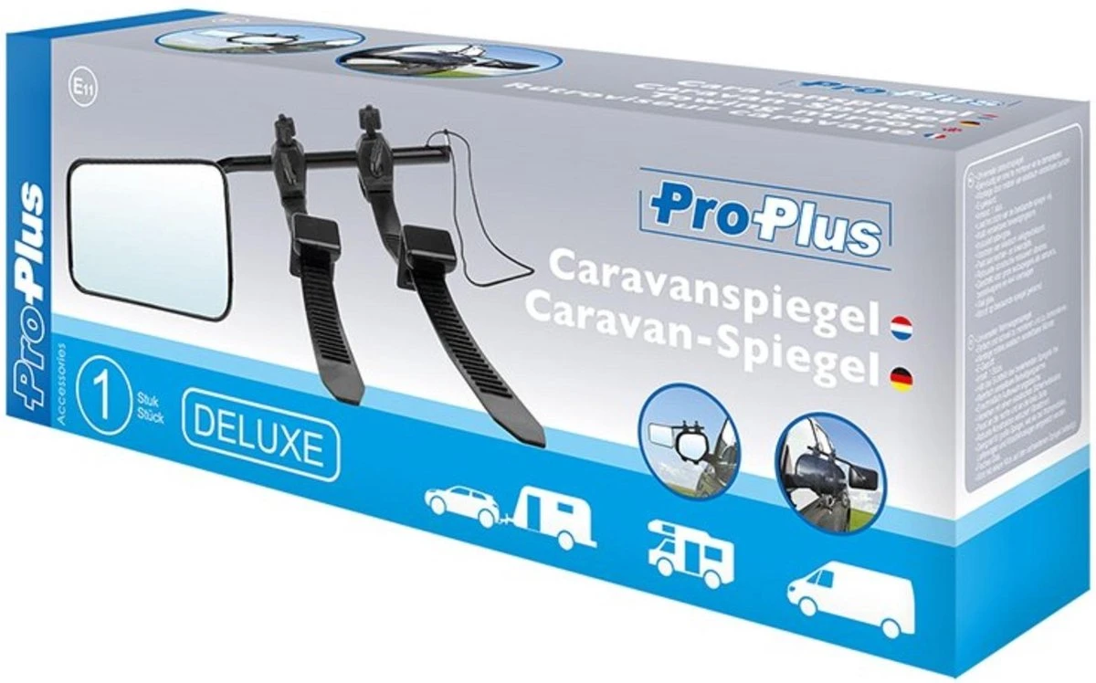 PROPLUS Pro Plus Caravanspiegel - Deluxe - Universeel Voor Links En Rechts - Zwart 12 PROPLUS Pro Plus Caravanspiegel - Deluxe - Universeel Voor Links En Rechts - Zwart - Image 12
