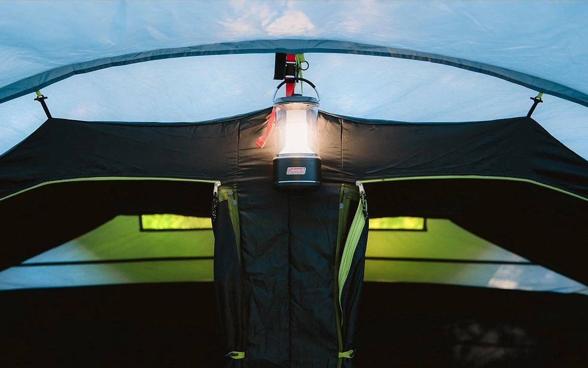 Coleman Vail 4L Tunneltent - Familie Tent - 4-Persoons - Grijs/Groen 10 Coleman Vail 4L Tunneltent - Familie Tent - 4-Persoons - Grijs/Groen - Afbeelding 10