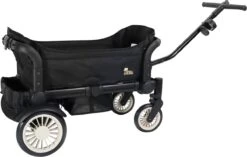 Deryan Luxe Sandy Bolderkar - Duo Buggy - Tandem Buggy - Opvouwbaar - Inklapbare Bolderwagen - Duo Kinderwagen - Zwart -Campingwinkels 1200x761 6