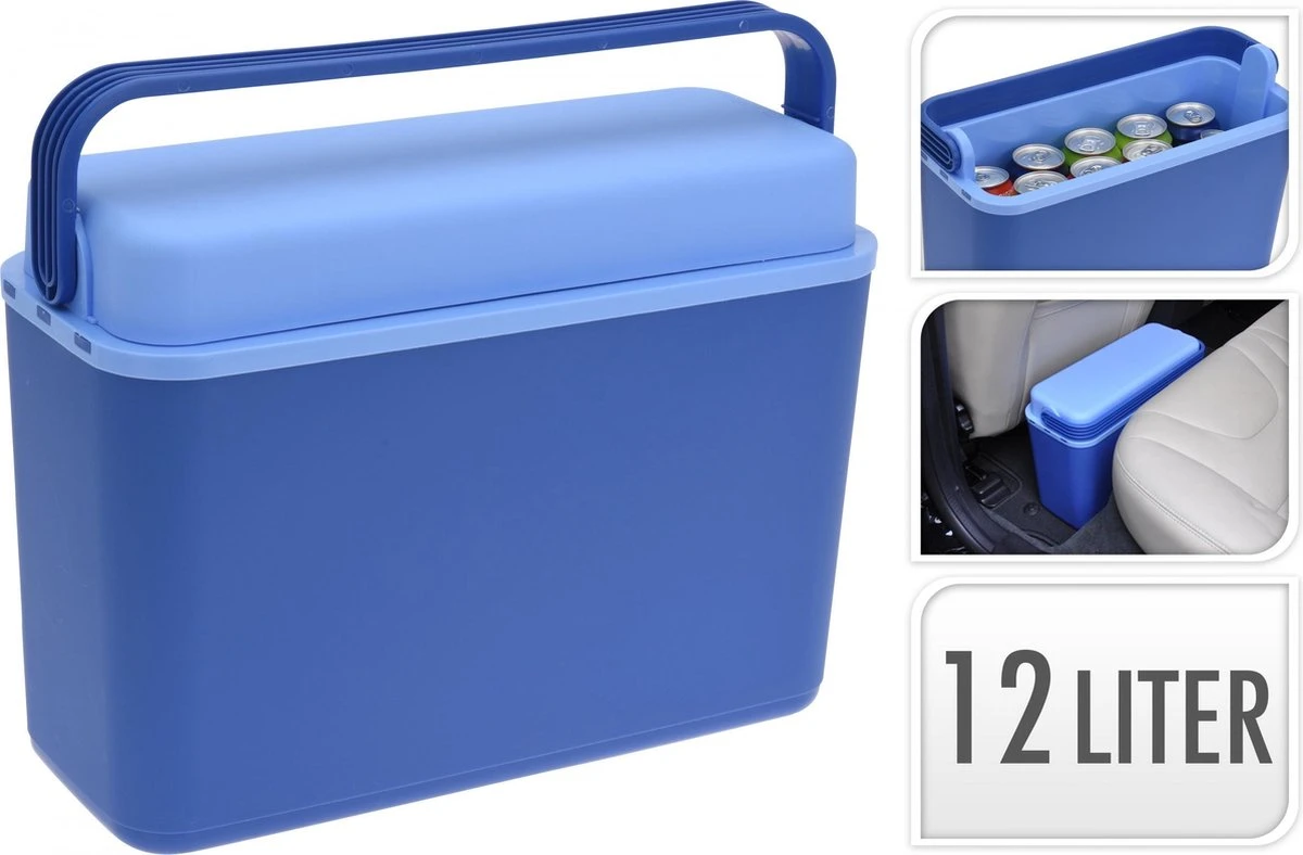 Merkloos Koelbox 12 Liter | Blauw 2 Merkloos Koelbox 12 Liter | Blauw - Image 2