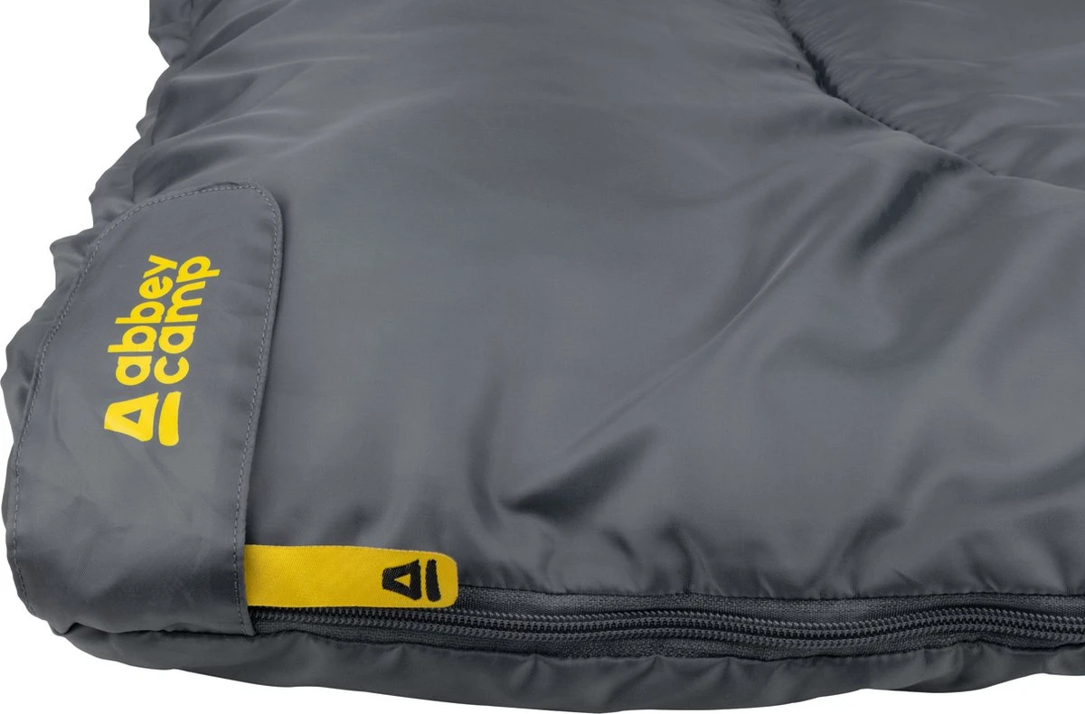 Abbey Camp Slaapzak Amsterdam - 2-pack - Dekenmodel - 210 X 85 Cm - Grijs 3 Abbey Camp Slaapzak Amsterdam - 2-pack - Dekenmodel - 210 X 85 Cm - Grijs - Image 3