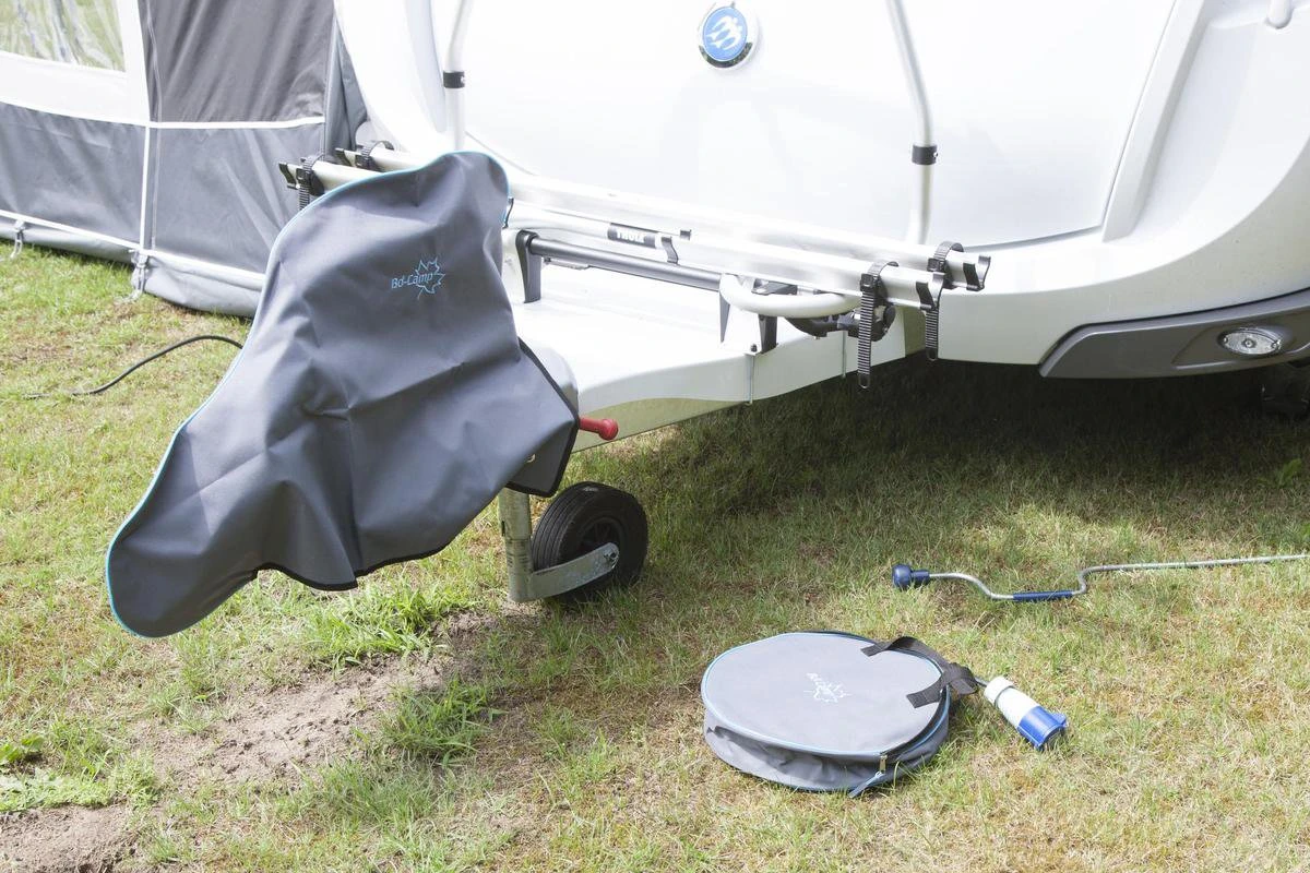 Bo-Camp Caravanhoes - Met Sluitkoord - 61x82 Cm - Antraciet 2 Bo-Camp Caravanhoes - Met Sluitkoord - 61x82 Cm - Antraciet - Afbeelding 2