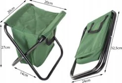 Viskrukje - Visserstoel - Campingstoel - Toeristen Visstoel - Reiskruk - Zak Met Ritssluiting - Opvouwbaar - Draagbaar - 26 CM - Rheme -Campingwinkels 1200x814 1