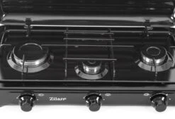 Zilan - Gas Kooktoestel 3 Pits - Campingkooktoestel - Gaskookplaat - Zwart -Campingwinkels 1200x819 3