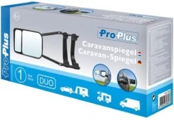 PROPLUS Pro Plus Caravanspiegel - Duo - 23 Cm - Universeel Voor Links En Rechts - Zwart -Campingwinkels 1200x829 5