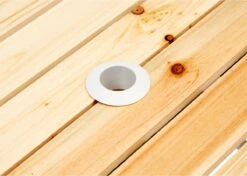 CAMPZ Fir Wood Picknicktafel, Bruin/grijs -Campingwinkels 1200x855