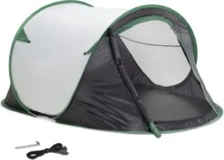 JEMIDI Tweepersoons Pop-up Tent - Opgooitent, Werptent Voor 2 Personen - Ideaal Als Festivaltent Of Kampeertent - Verschillende Kleuren -Campingwinkels 1200x858 5
