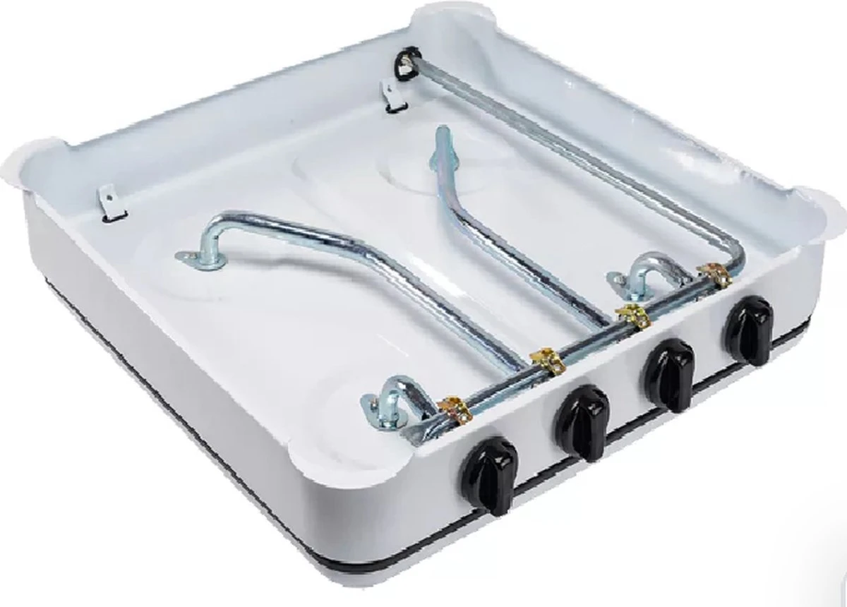 SMH LINE® Gas Kooktoestel 4 Pits - Camping Kooktoestel - Gaskomfoor - Incl. Gasslang Set 2 SMH LINE® Gas Kooktoestel 4 Pits - Camping Kooktoestel - Gaskomfoor - Incl. Gasslang Set - Afbeelding 2