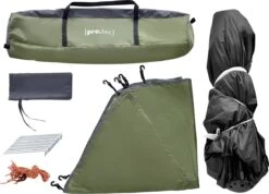 Pro-Tec Tent Nybro Automatisch 240x205x140 Cm Donkergroen -Campingwinkels 1200x866 1