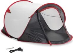 JEMIDI Tweepersoons Pop-up Tent - Opgooitent, Werptent Voor 2 Personen - Ideaal Als Festivaltent Of Kampeertent - Verschillende Kleuren