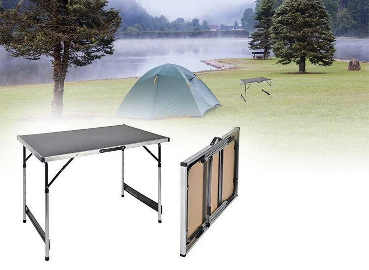 Hi Opvouwbare Campingtafel - 100 X 60 X 73-94 Cm 3 Hi Opvouwbare Campingtafel - 100 X 60 X 73-94 Cm - Image 3