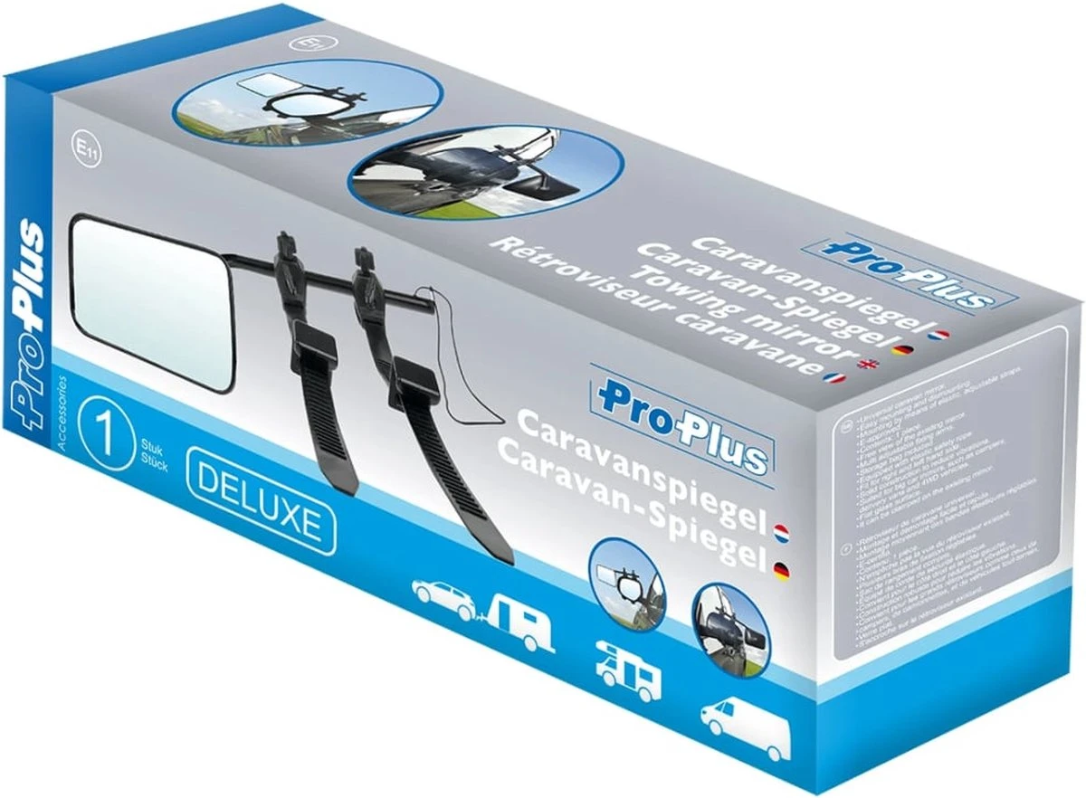 PROPLUS Pro Plus Caravanspiegel - Deluxe - Universeel Voor Links En Rechts - Zwart 6 PROPLUS Pro Plus Caravanspiegel - Deluxe - Universeel Voor Links En Rechts - Zwart - Image 6