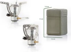 MacGyver Gasbrander Mini RVS - Camping Kookstel - Kookbrander - 10 Cm - Elektronische Ontsteking -Campingwinkels 1200x893