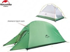 Cloud Up 1 Upgraded - Naturehike® - 1 Persoons Tent - Lichtgewicht Tent - Incl. Grondzeil - 210T 3000mm - Outdoor - Waterdicht - Hiking & Wandelen -Campingwinkels 1200x897 4