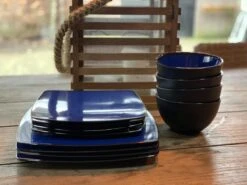 Camping Servies - 12 Delig – 100% Melamine Servies Set – Campingservies – Melamine Servies - Blue Ocean -Campingwinkels 1200x900 48