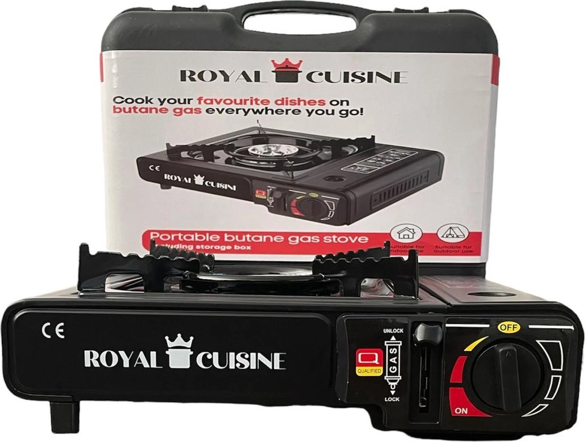 Campgas Draagbaar Gasfornuis - 1-Pits - 2200W 1 Campgas Draagbaar Gasfornuis - 1-Pits - 2200W