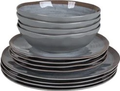 Bo-Camp Servies - Halo - 12-delig - Grijs 26 Bo-Camp Servies - Halo - 12-delig - Grijs -Campingwinkels 1200x908