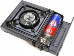 IBright Draagbare Camping Kooktoestel - Gasbrander - 1 Pits Gaspit - Elektrische Ontsteking - 2900 Watt - Met Koffer - Zwart -Campingwinkels 1200x911 1